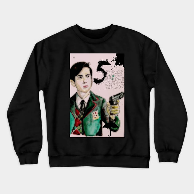 Number 5 Crewneck Sweatshirt by Jadenkai